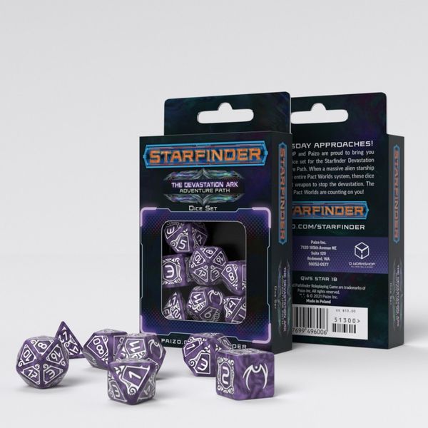 Набір кубиків Starfinder Devastation Ark Dice Set