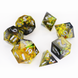 Набір кубиків ручної роботи "Рій Метеоритів: Жовтий"