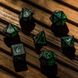 Набір кубиків Elvish Black & glow-in-the-dark Dice Set