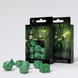 Набір кубиків Elvish Green & white Dice Set