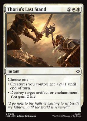 Thorin's Last Stand, Normal, Regular Foil