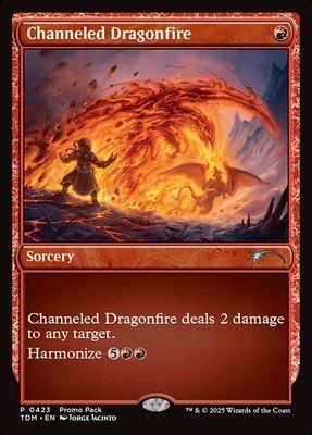 Channeled Dragonfire, Promo, Regular Foil