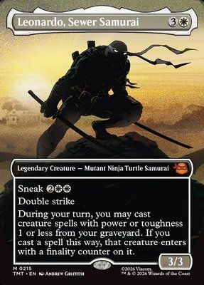 Leonardo, Sewer Samurai, Borderless