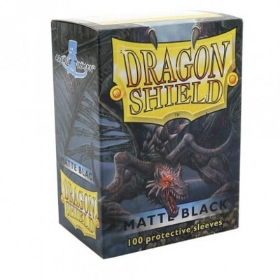 Протектори для карт Dragon Shield: Matte Black (66 х 91 мм, 100 шт, Magic the Gathering)