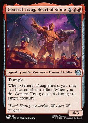 General Traag, Heart of Stone, Normal, Regular Foil