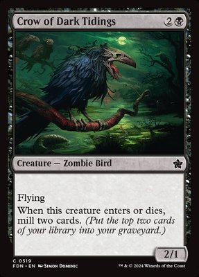 Crow of Dark Tidings, Normal