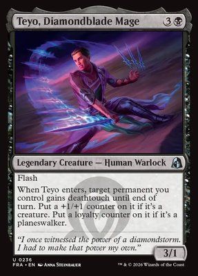 Teyo, Diamondblade Mage, Normal, Regular Foil