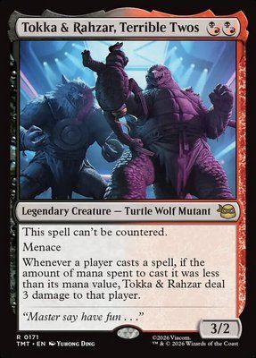 Tokka & Rahzar, Terrible Twos, Normal, Regular Foil