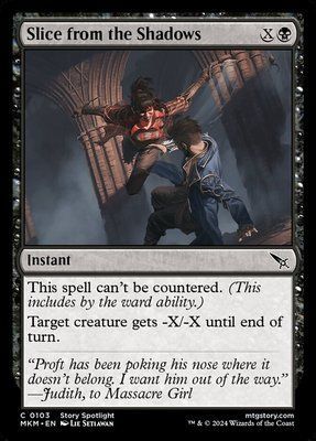 Slice from the Shadows, Normal