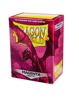 Протектори для карт Dragon Shield: Matte Magenta (66 х 91 мм, 100 шт, Magic the Gathering)