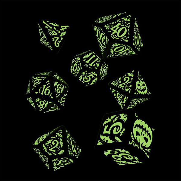 Набір кубиків Halloween Pumpkin - Jack O’Lantern Dice Set