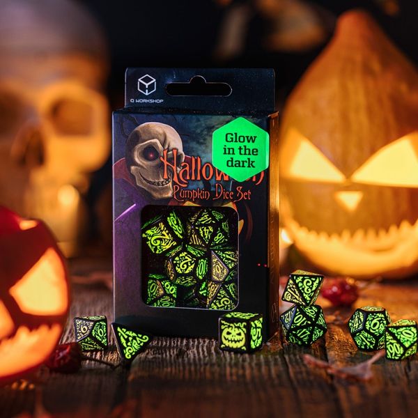 Набір кубиків Halloween Pumpkin - Jack O’Lantern Dice Set