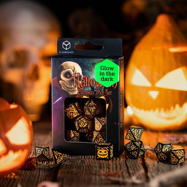 Набір кубиків Halloween Pumpkin - Jack O’Lantern Dice Set