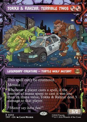 Tokka & Rahzar, Terrible Twos, Borderless, Showcase