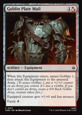 Goblin Plate Mail, Normal, Regular Foil
