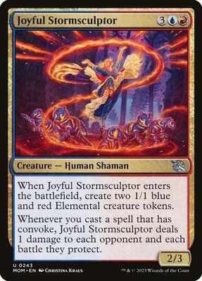 Joyful Stormsculptor, Normal, Regular Foil
