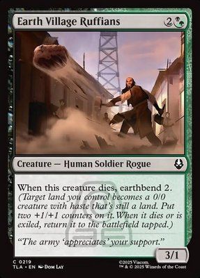 Earth Village Ruffians, Normal, Regular Foil