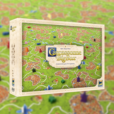 Carcassonne Big Box база +11 доповнень (Каркассон. Велика коробка. Нове видання) англійською