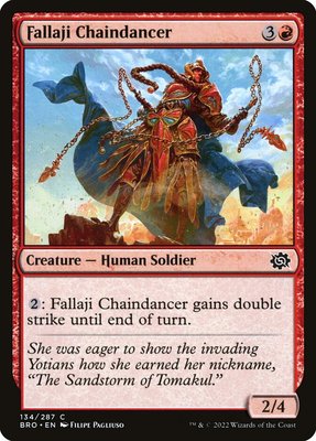 Fallaji Chaindancer, Normal