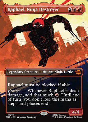 Raphael, Ninja Destroyer, Borderless