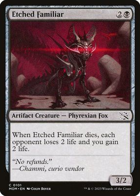 Etched Familiar, Normal