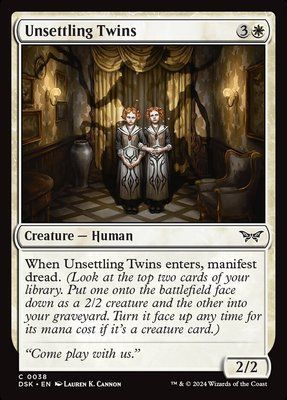 Unsettling Twins, Normal, Regular Foil