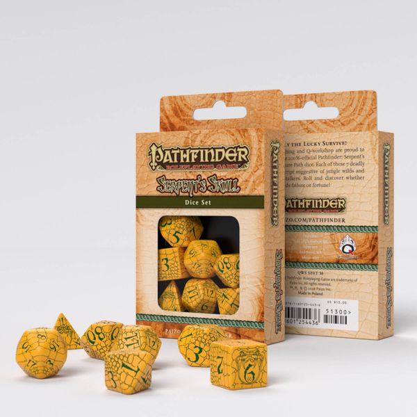 Набір кубиків Pathfinder Serpent's Skull Dice Set