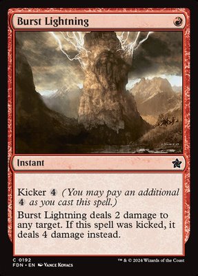 Burst Lightning, Normal