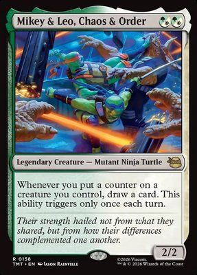 Mikey & Leo, Chaos & Order, Normal, Regular Foil
