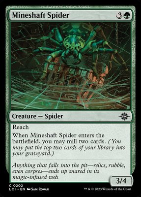 Mineshaft Spider, Normal