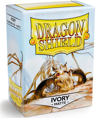 Протектори для карт Dragon Shield: Matte Ivory (66 х 91 мм, 100 шт, Magic the Gathering)