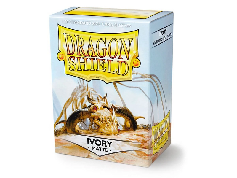 Протектори для карт Dragon Shield: Matte Ivory (66 х 91 мм, 100 шт, Magic the Gathering)