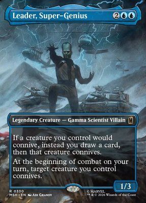 Leader, Super-Genius, Borderless