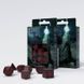 Набір кубиків Runic Black & red Dice Set