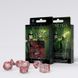 Набір кубиків Elvish Translucent & red Dice Set