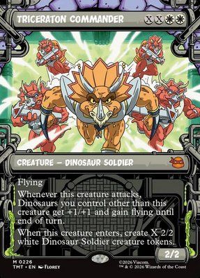 Triceraton Commander, Borderless, Showcase
