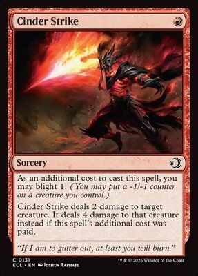 Cinder Strike, Normal