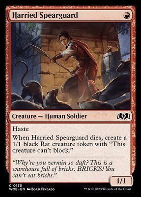 Harried Spearguard, Normal