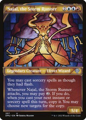 Najal, the Storm Runner, Showcase