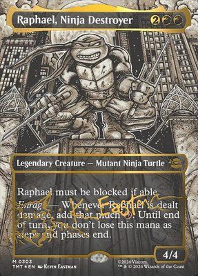 Raphael, Ninja Destroyer, Borderless, Regular Foil