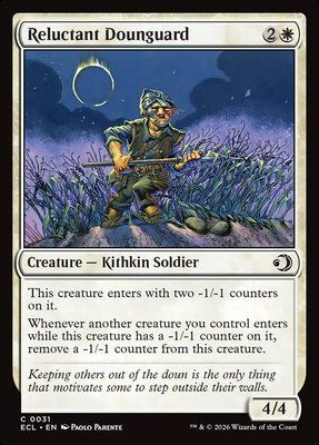 Reluctant Dounguard, Normal, Regular Foil