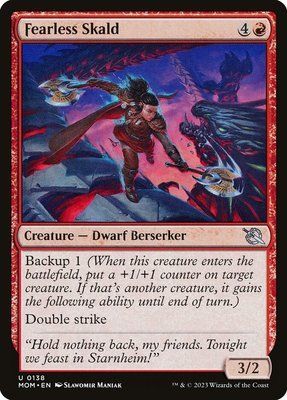 Fearless Skald, Normal